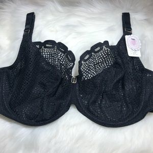 🌟Freya 38E Unlined Underwire Black Pretty